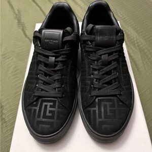 Balmain Monochrome Black Sneakers